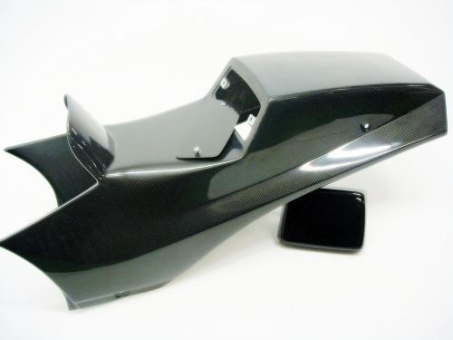 GPZ900R NINJA用シングルシート(平織カーボン) –しゃぼん玉 
